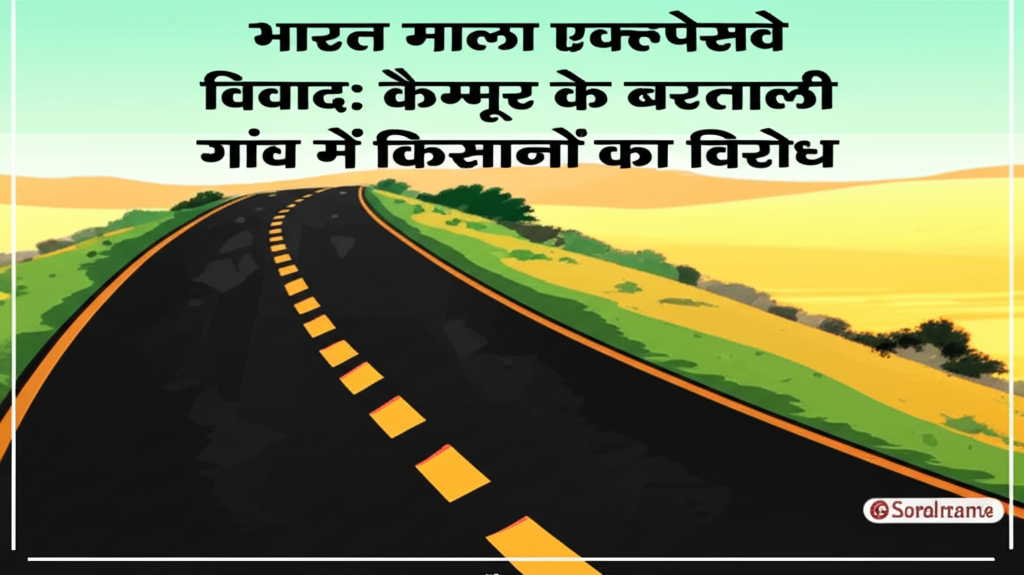 भारत माला एक्सप्रेसवे विवाद: कैमूर के बरताली गांव में किसानों का विरोध