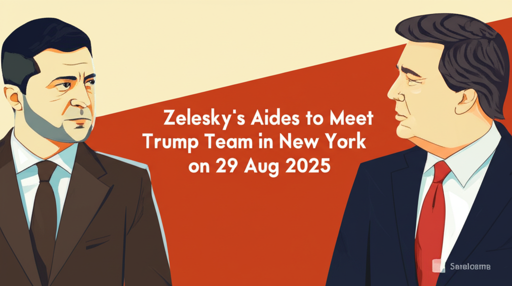 Zelenskyy’s Aides to Meet Trump Team in New York on 29 Aug 2025