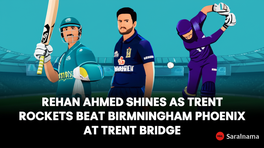 Rehan Ahmed Shines as Trent Rockets Beat Birmingham Phoenix at Trent Bridge