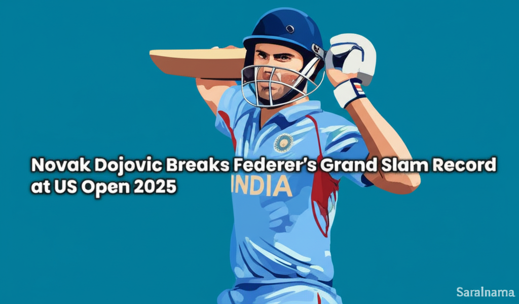 Novak Djokovic Breaks Federer’s Grand Slam Record at US Open 2025