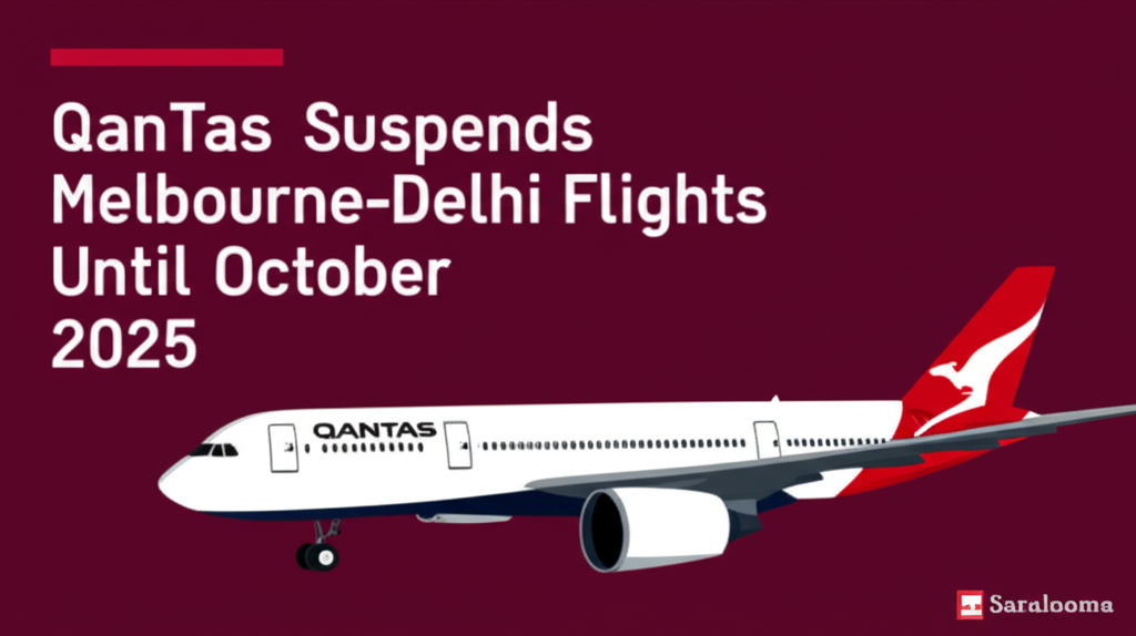 Qantas Suspends Melbourne-Delhi Flights Until October 2025