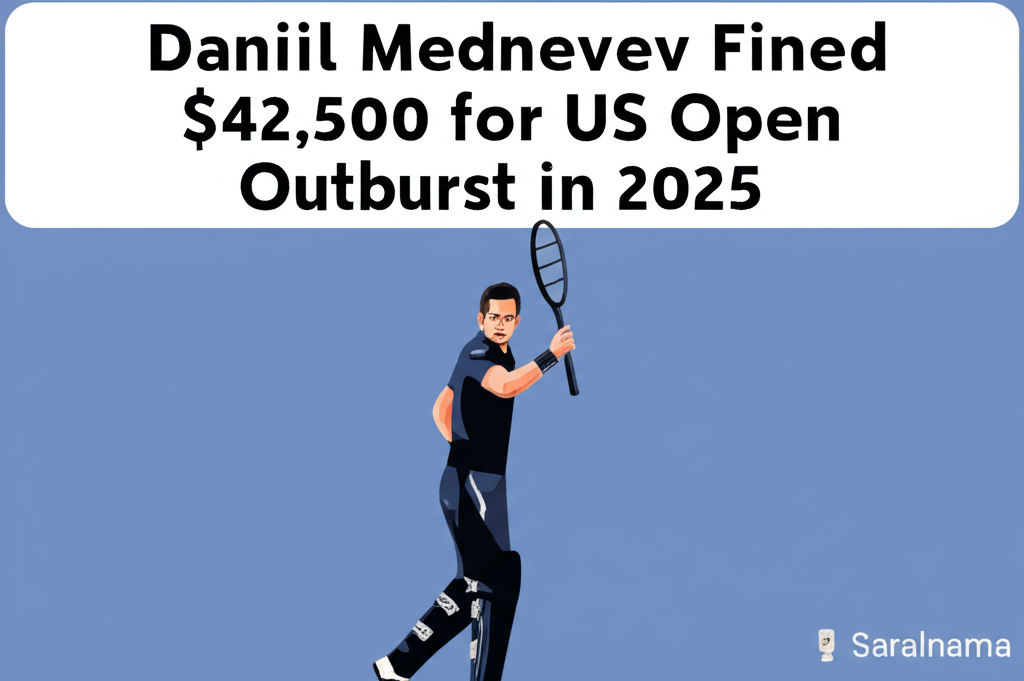 Daniil Medvedev Fined $42,500 for US Open Outburst in 2025