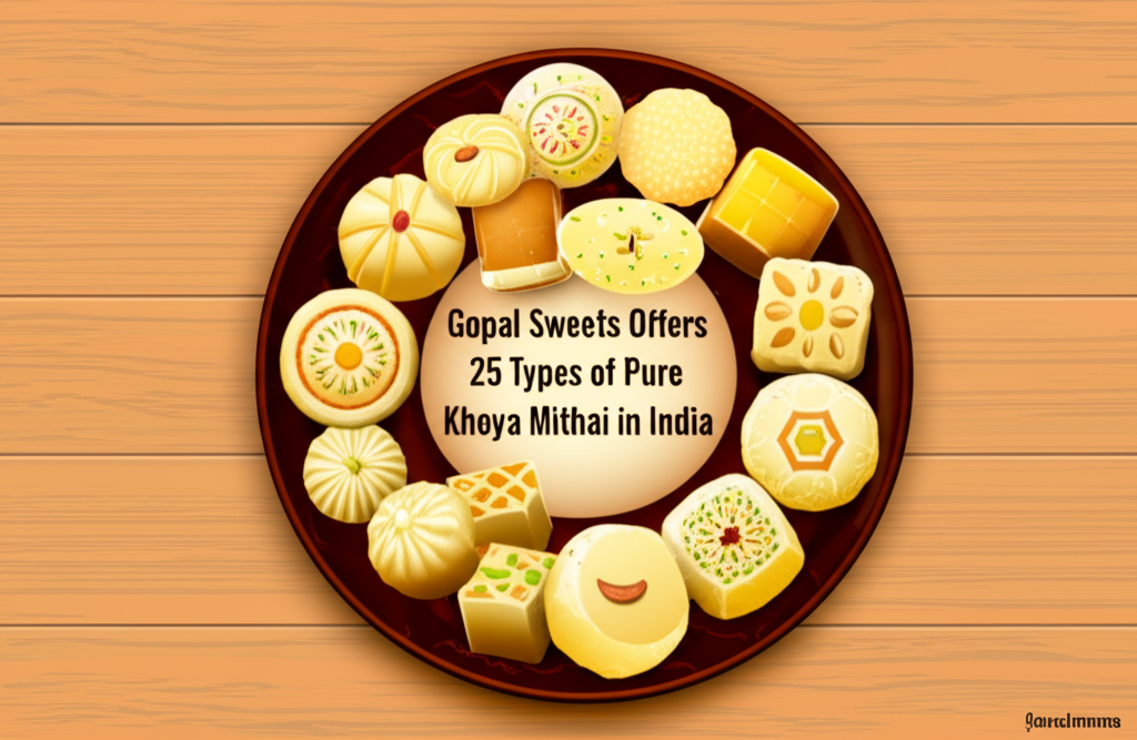 Gopal Sweets Offers 25 Types of Pure Khoya Mithai in India
