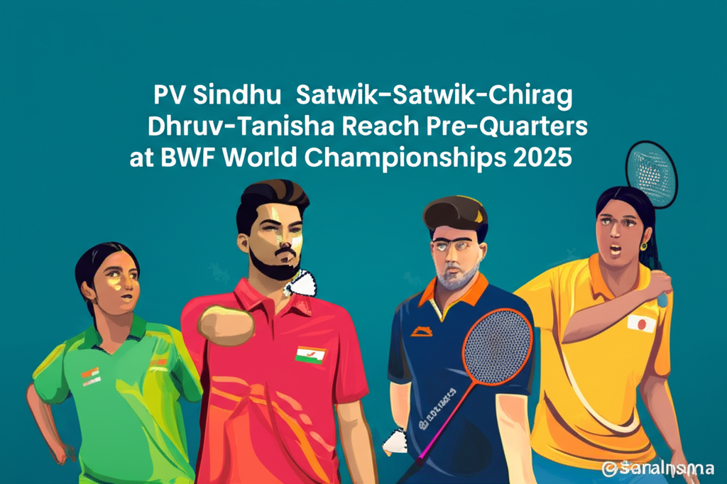 PV Sindhu, Satwik-Chirag, Dhruv-Tanisha Reach Pre-Quarters at BWF World Championships 2025