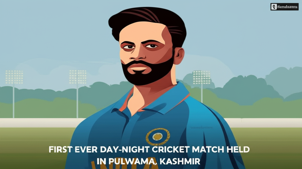 First Ever Day-Night Cricket Match Held in Pulwama, Kashmir