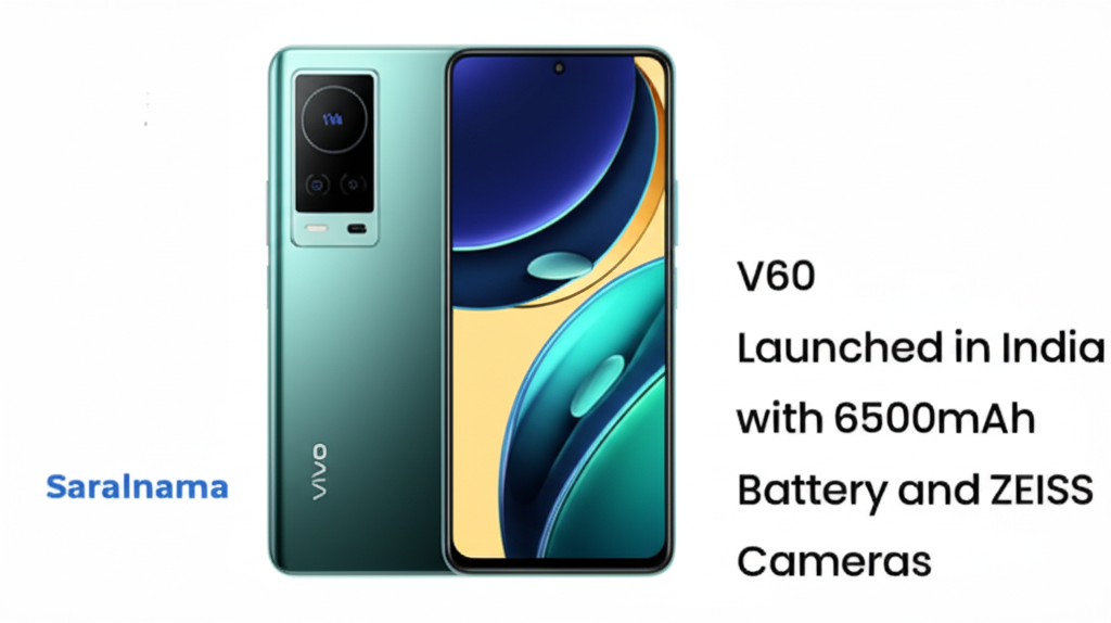 Vivo V60 Launched in India with 6500mAh Battery and ZEISS Cameras