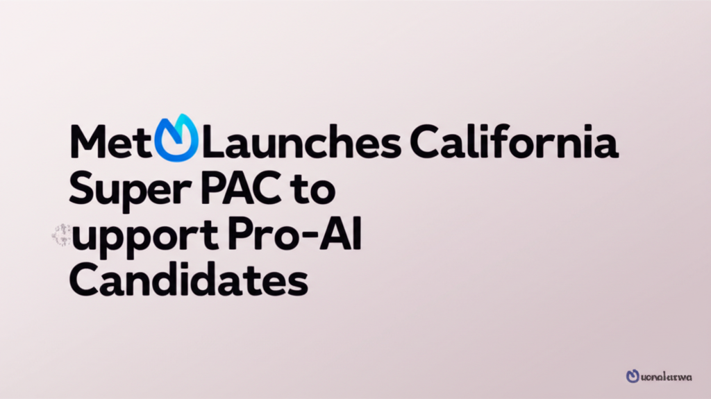 Meta Launches California Super PAC to Support Pro-AI Candidates