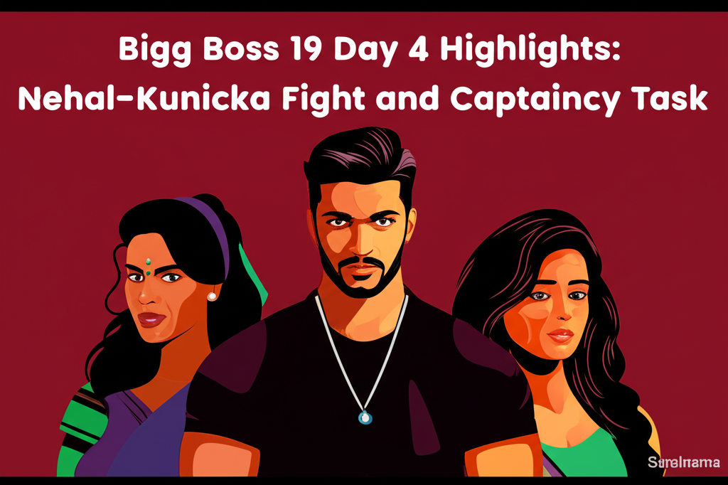 Bigg Boss 19 Day 4 Highlights: Nehal-Kunicka Fight and Captaincy Task