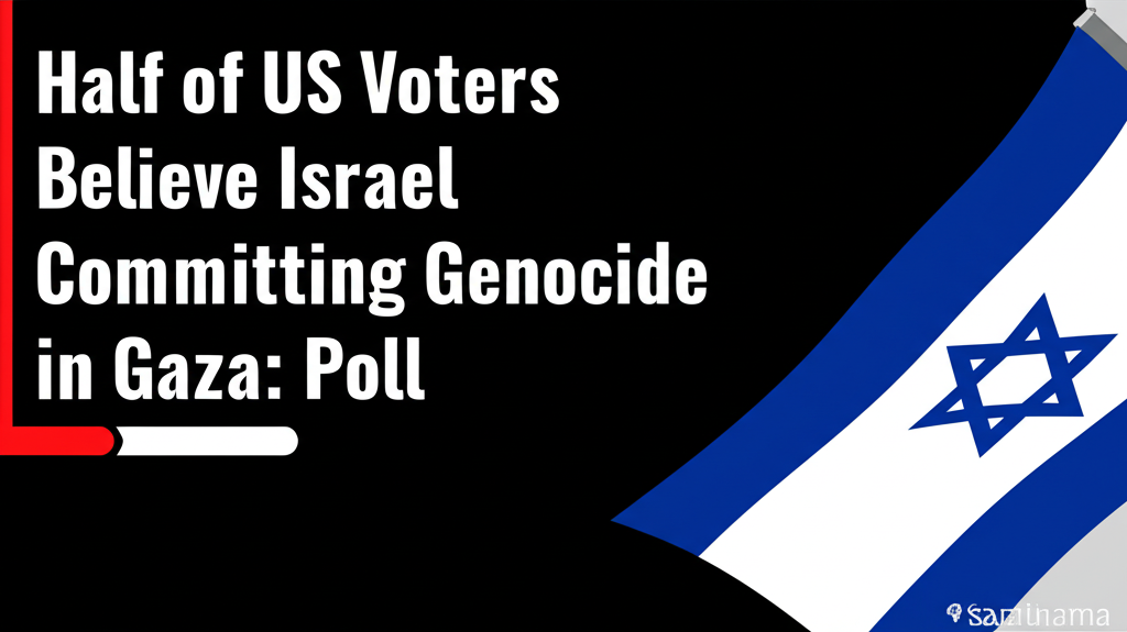 Half of US Voters Believe Israel Committing Genocide in Gaza: Poll
