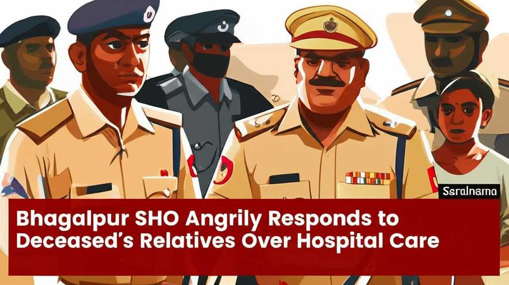 Bhagalpur SHO Angrily Responds to Deceased’s Relatives Over Hospital Care