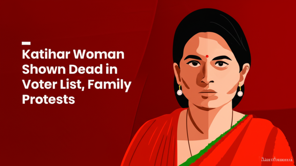 Katihar Woman Shown Dead in Voter List, Family Protests