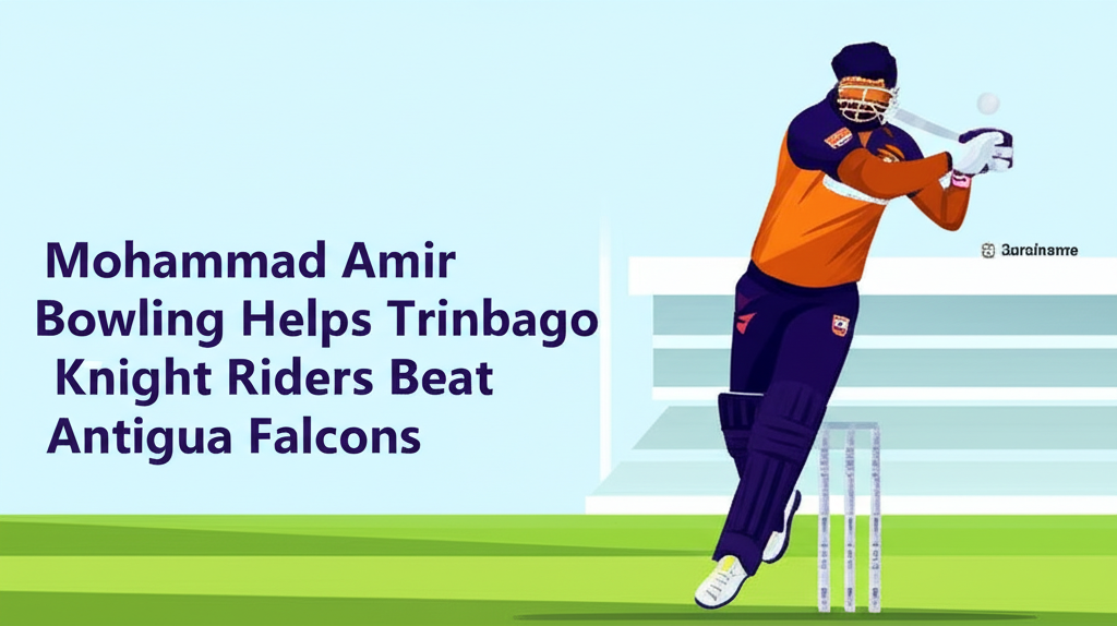 Mohammad Amir's Bowling Helps Trinbago Knight Riders Beat Antigua Falcons
