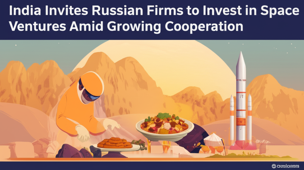 India Invites Russian Firms to Invest in Space Ventures Amid Growing Cooperation