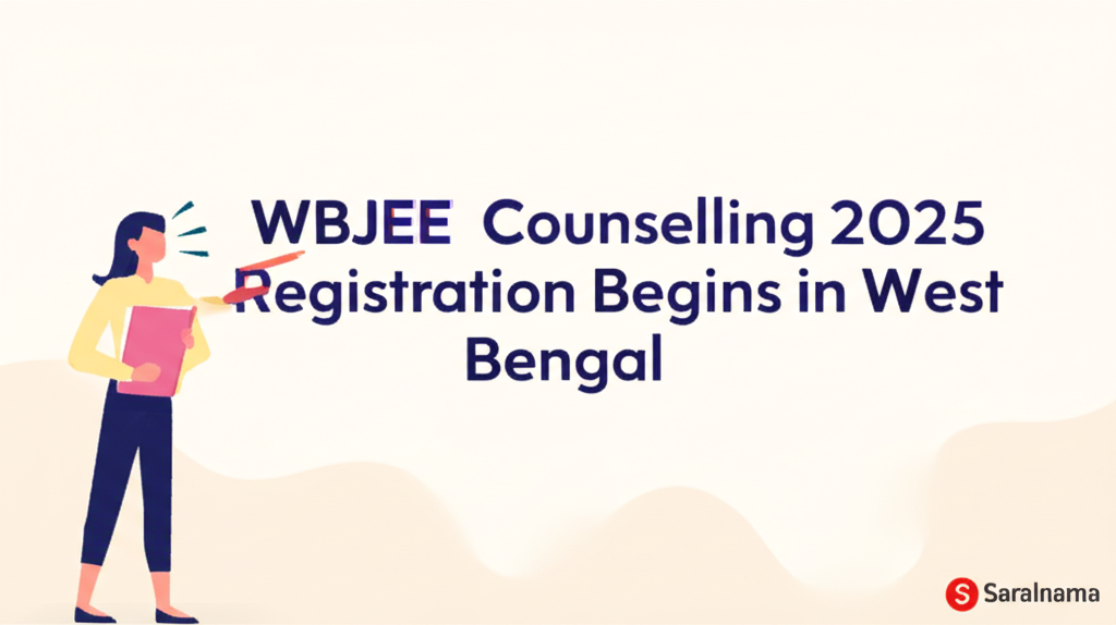 WBJEE Counselling 2025 Registration Begins in West Bengal