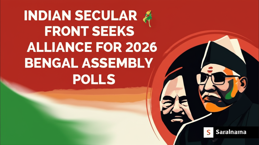 Indian Secular Front Seeks Alliance for 2026 Bengal Assembly Polls
