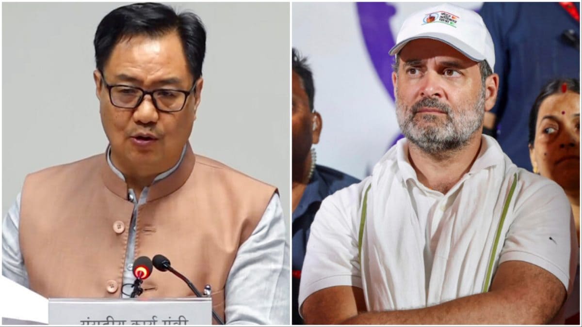 Kiren Rijiju Challenges Rahul Gandhi's Gujarat Victory Claim