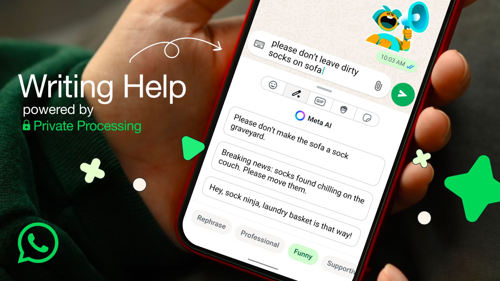 WhatsApp Launches AI Writing Help Feature on 27 Aug 2025