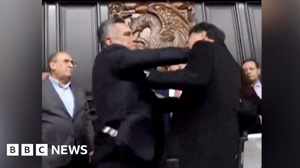 Mexican Senate Brawl Over Foreign Troops Debate