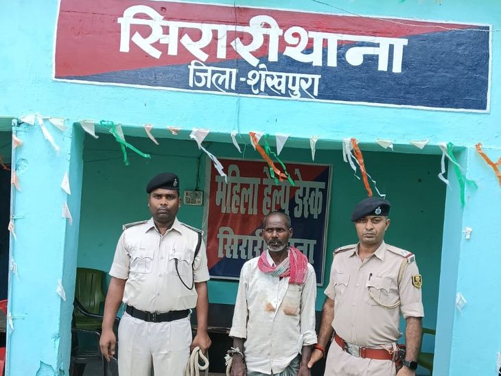 शेखपुरा में कुख्यात शराब कारोबारी गब्बर मांझी गिरफ्तार