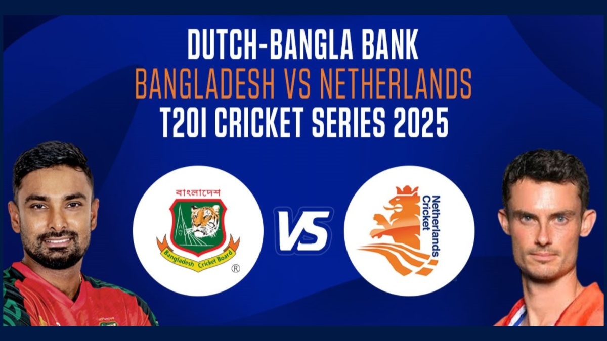 Bangladesh vs Netherlands T20I Series 2025 Schedule & Squads