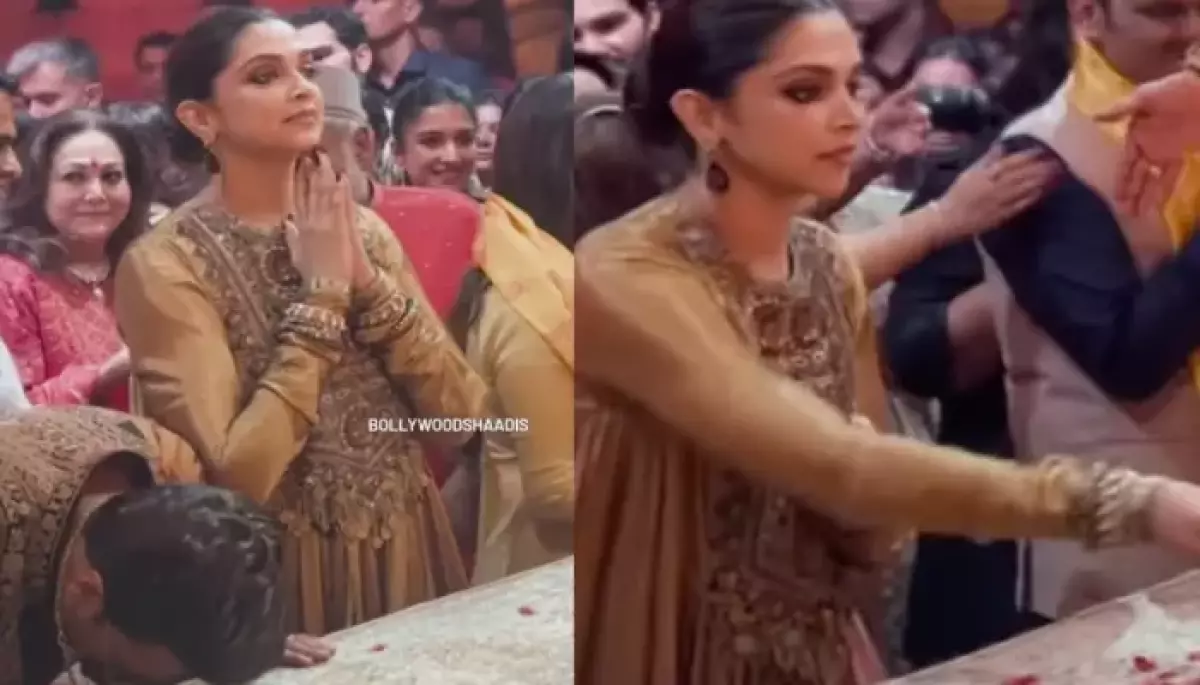 Deepika Padukone, Ranveer Singh Seek Blessings at Ambani Ganpati 2025