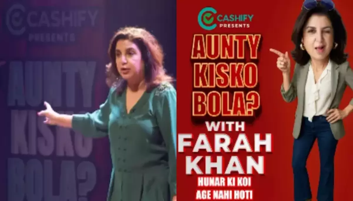 Farah Khan Launches Talent Show 'Aunty Kisko Bola' on YouTube