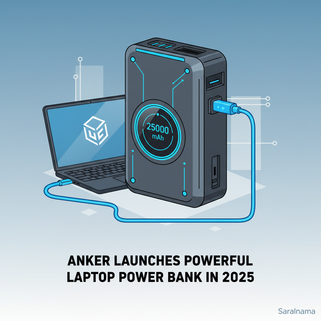 Anker Launches Powerful 25,000mAh Laptop Power Bank in 2025