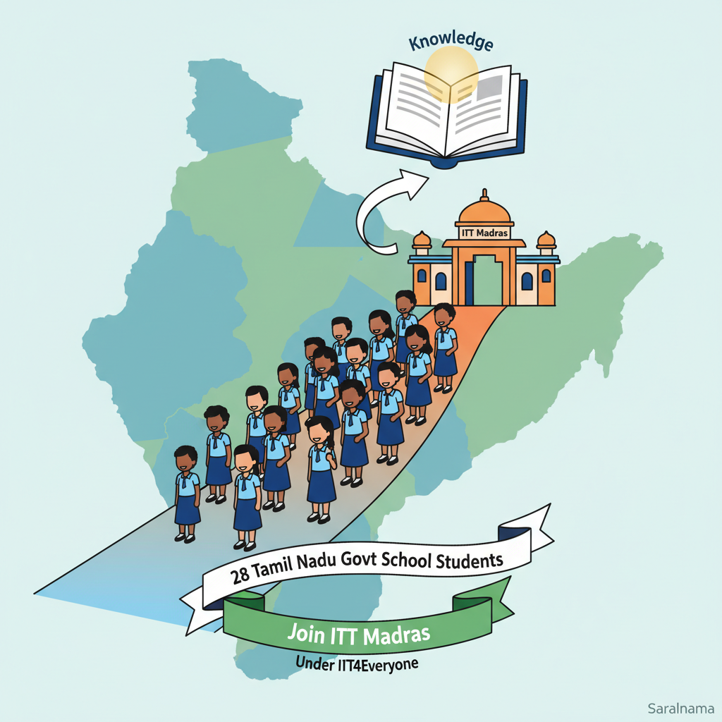 28 Tamil Nadu Govt School Students Join IIT Madras Under IIT4Everyone