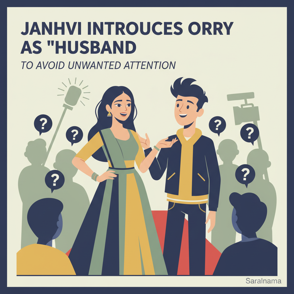 Janhvi Kapoor Introduces Orry As Husband To Avoid Unwanted Attention