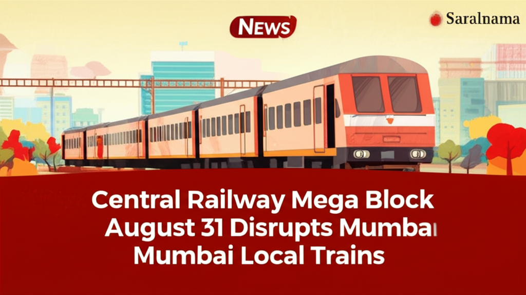 Central Railway Mega Block On August 31 Disrupts Mumbai Local Trains