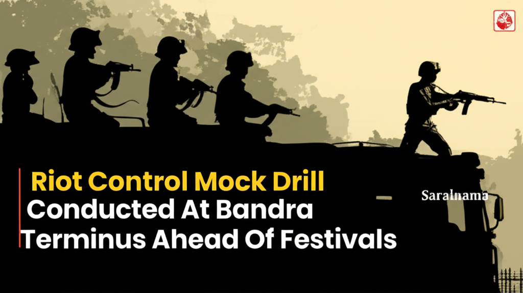 Riot Control Mock Drill Conducted At Bandra Terminus Ahead Of Festivals