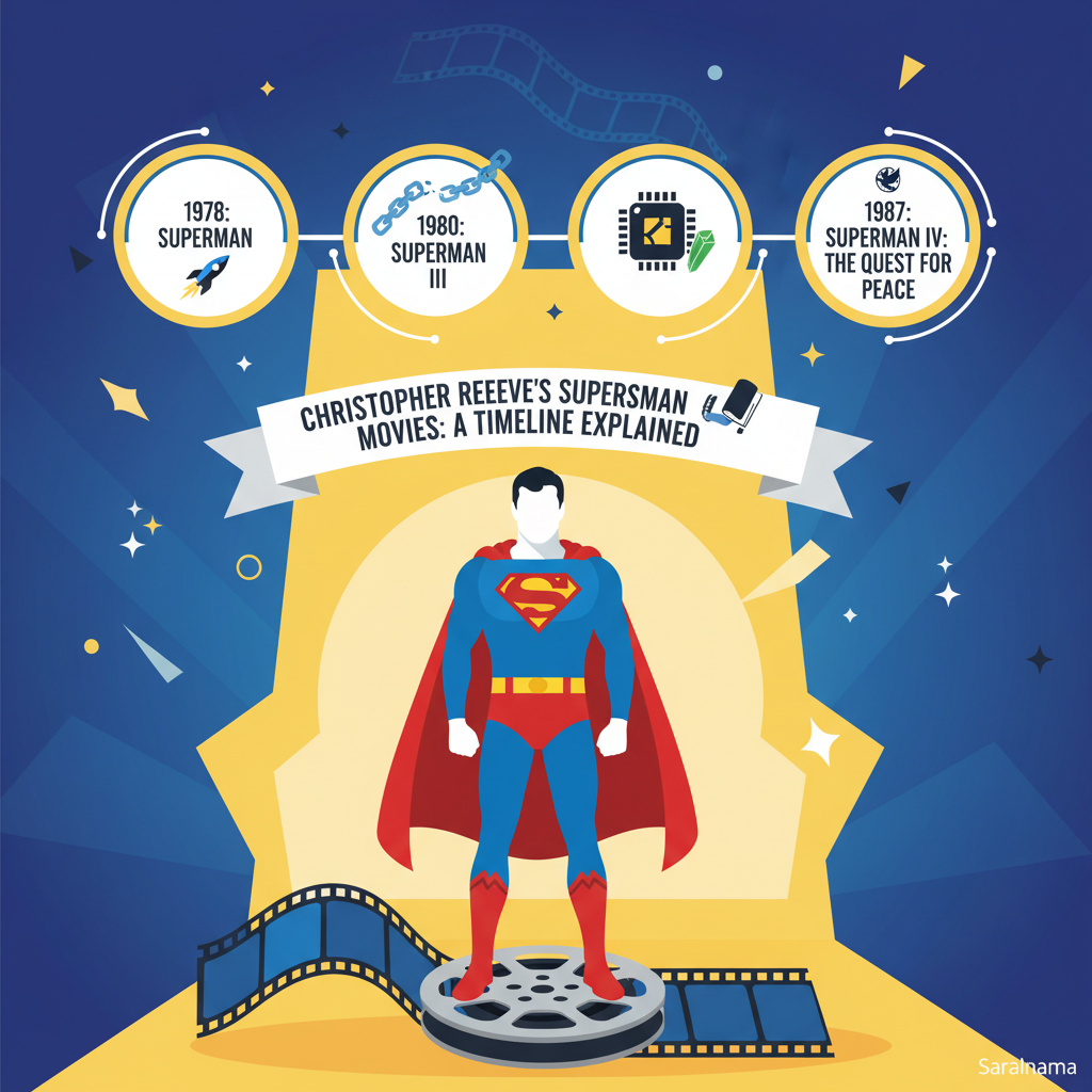 Christopher Reeve's Superman Movies Timeline Explained