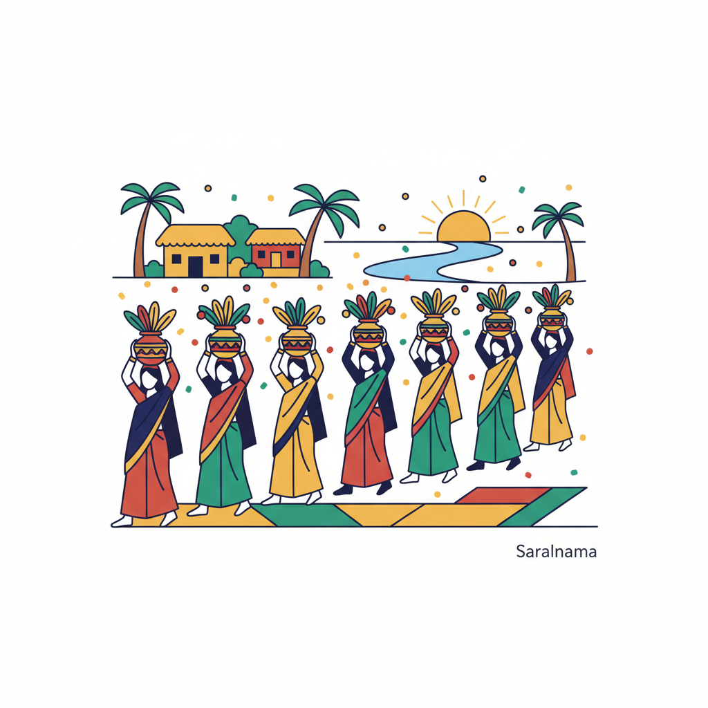 Radhashtami Kalash Procession in Harlakhi Villages