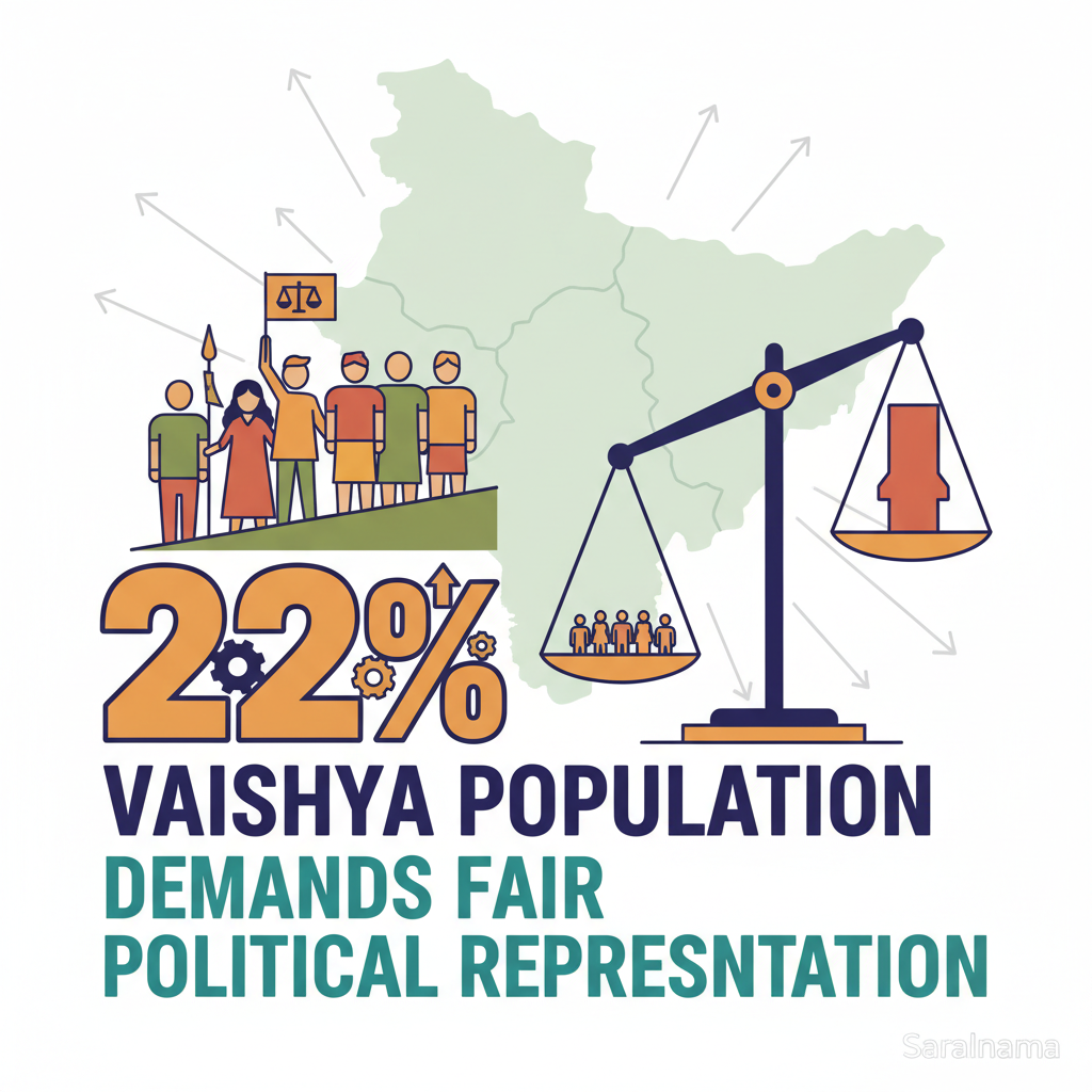 22% Vaishya Population Demands Fair Political Representation