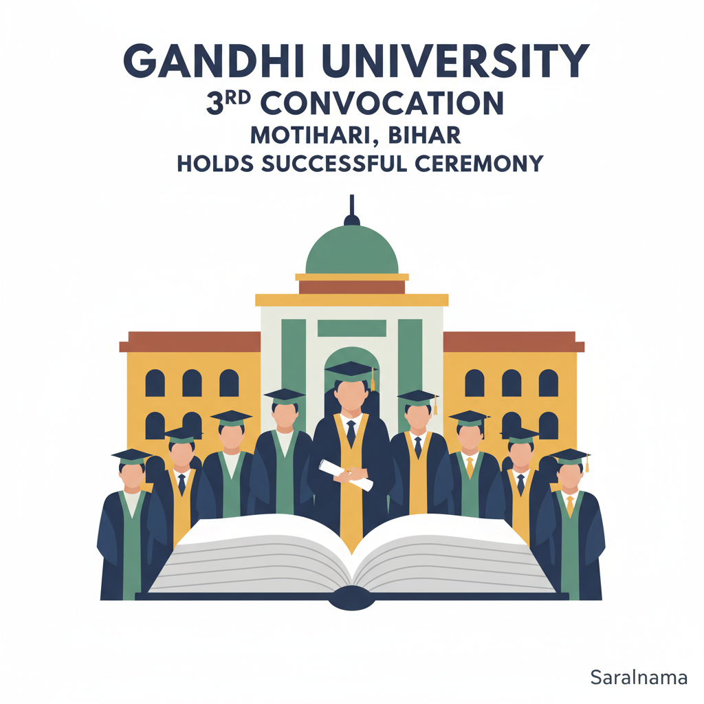 Gandhi University Holds 3rd Convocation in Motihari