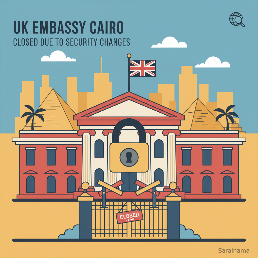 UK Embassy in Cairo Closed Due to Security Changes