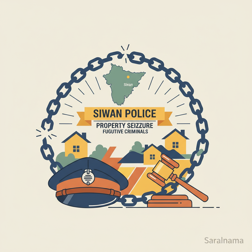 Siwan Police to Seize Property of Fugitive Criminals