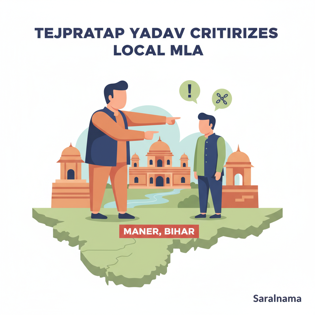 Tejpratap Yadav Criticizes Local MLA in Maner, Bihar