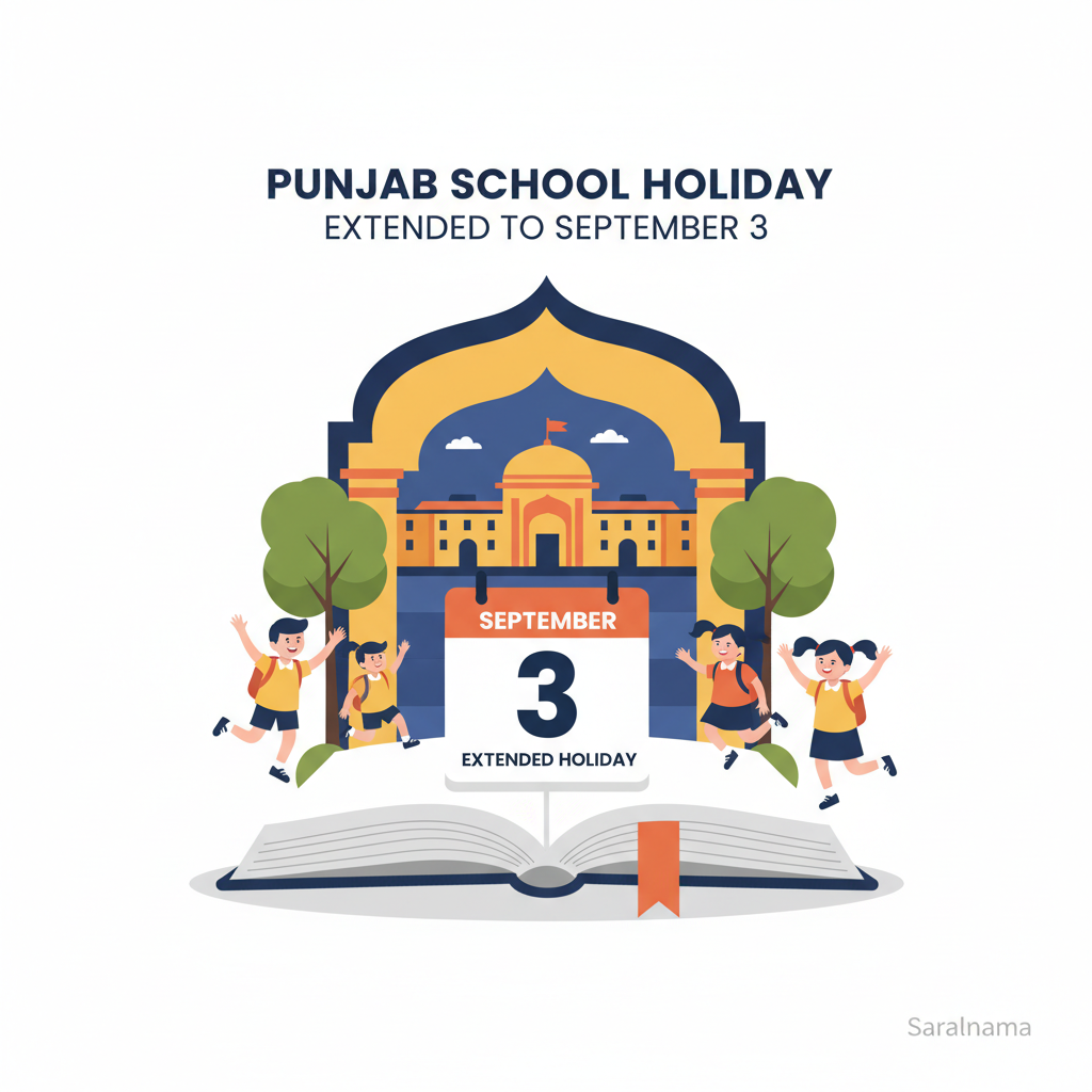 Punjab School Holiday Extended to September 3
