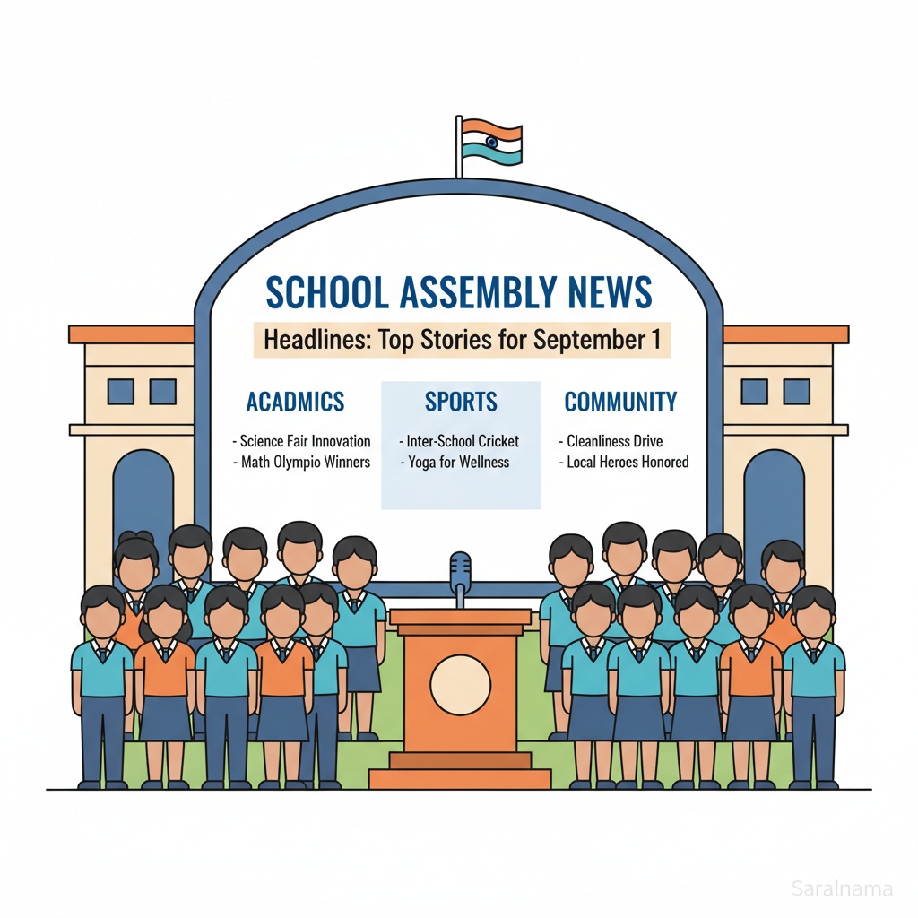 School Assembly News Headlines: Top Stories for September 1