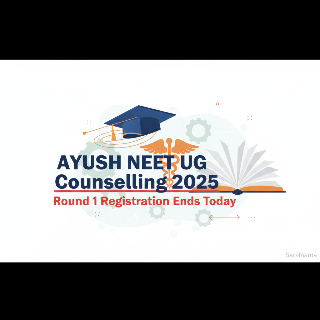 AYUSH NEET UG Counselling 2025: Round 1 Registration Ends Today