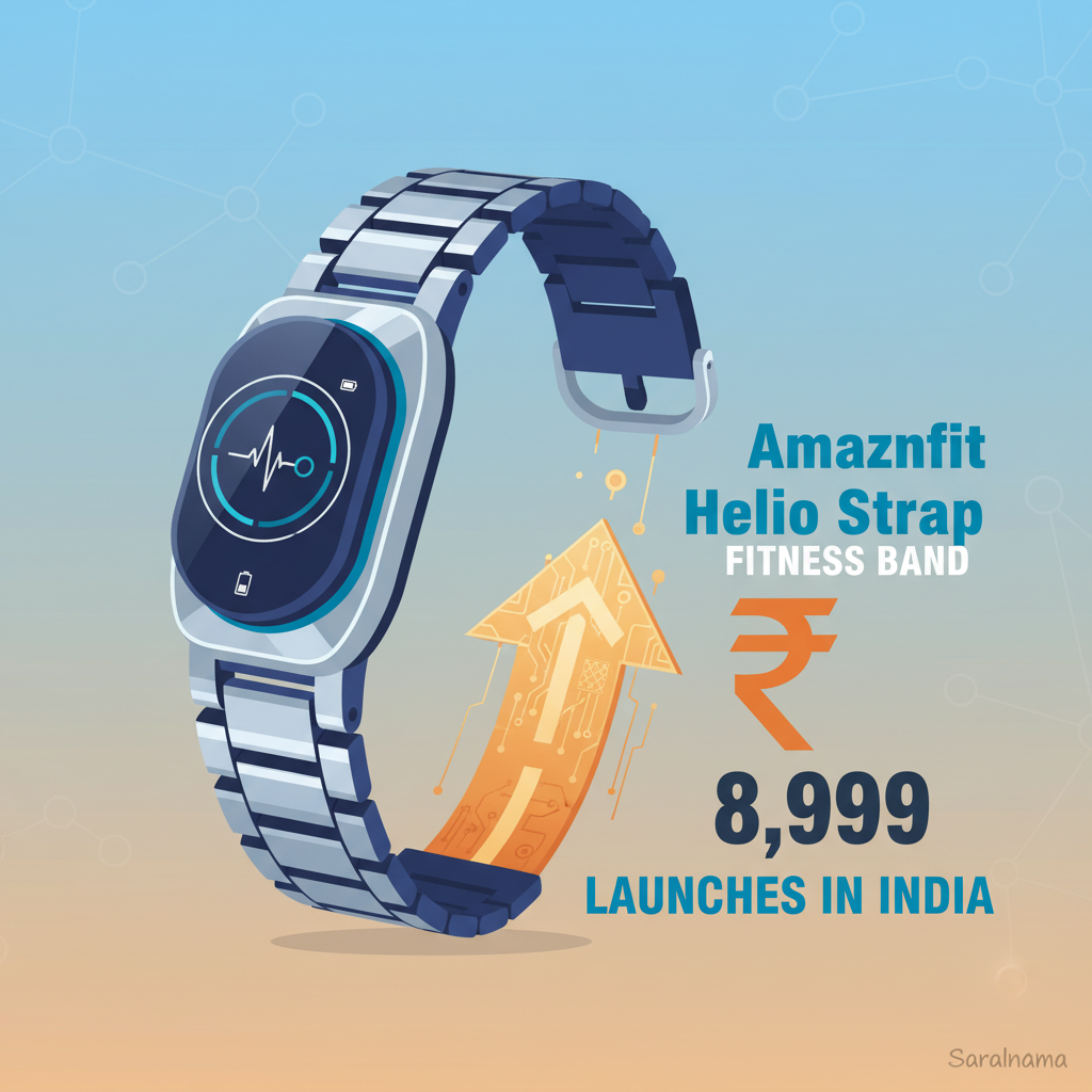 Amazfit Launches ₹8,999 Helio Strap Fitness Band in India