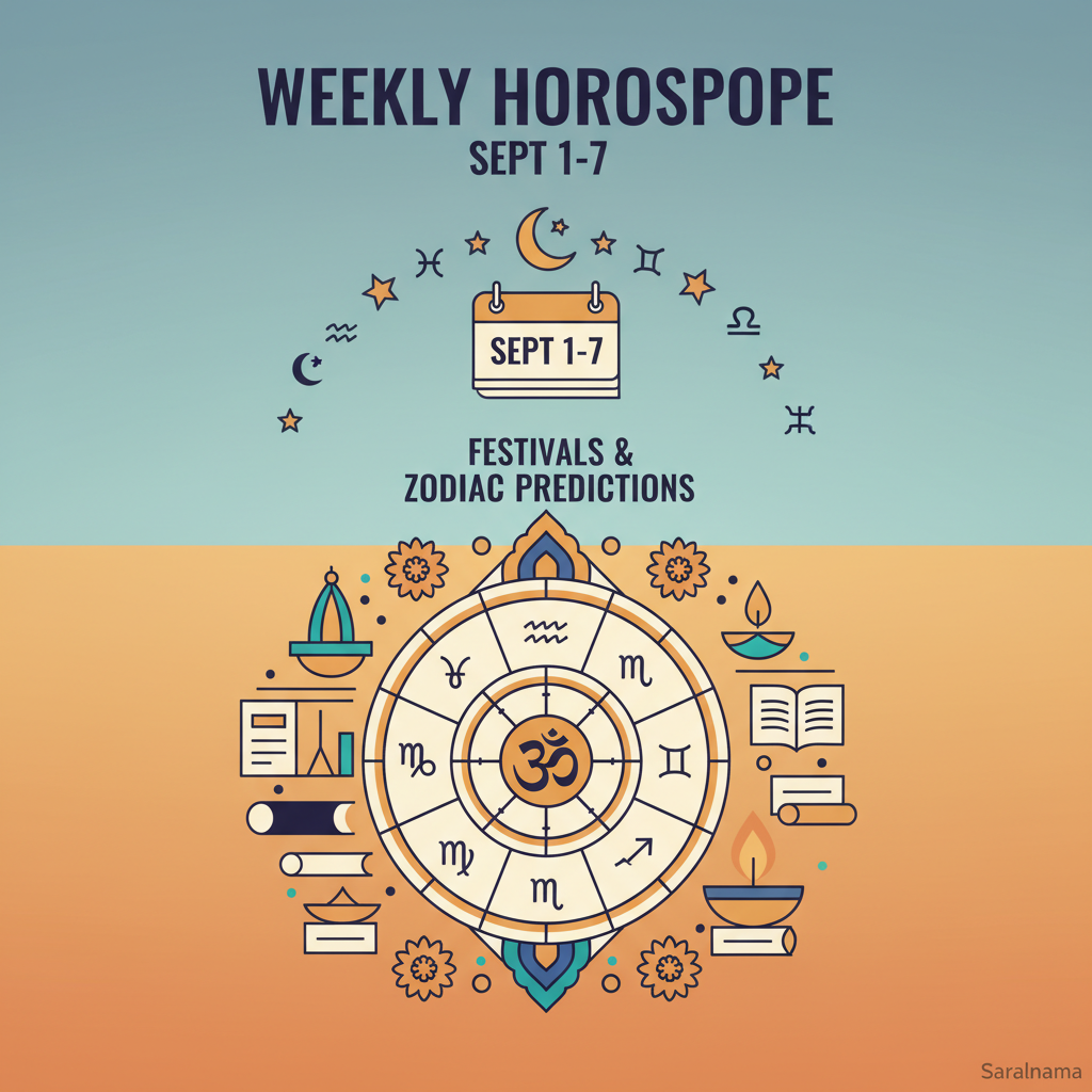 Weekly Horoscope: Sept 1-7 Festivals & Zodiac Predictions