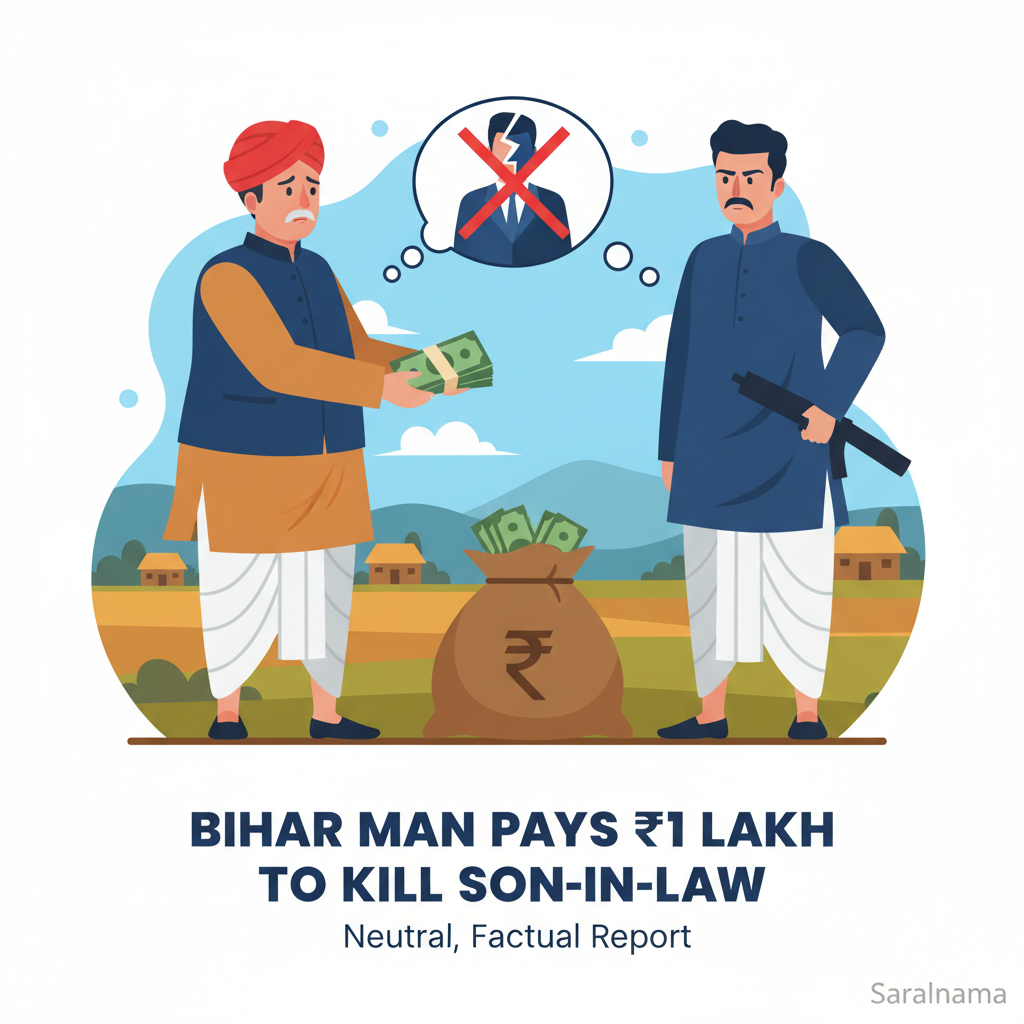 Bihar Man Pays ₹1 Lakh to Kill Son-in-Law