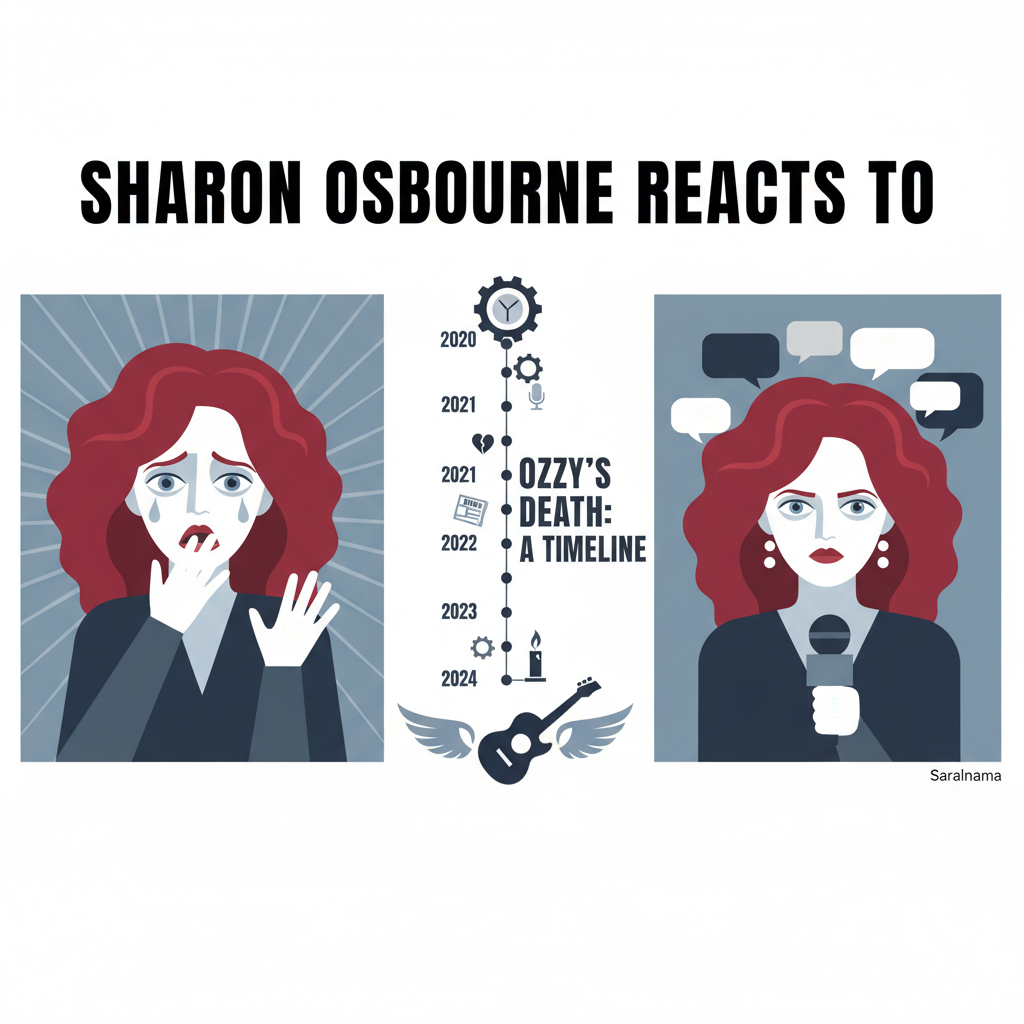 Sharon Osbourne Reacts to Ozzy's Death: A Timeline