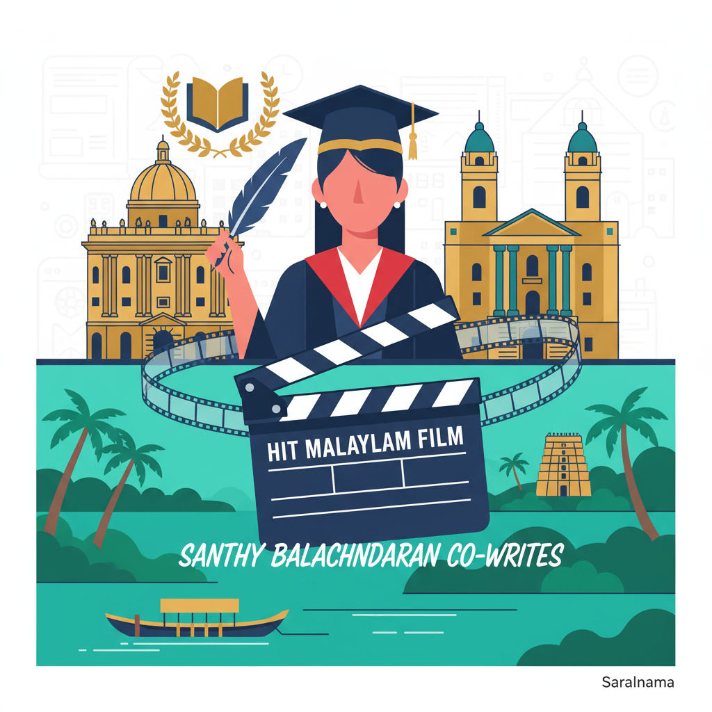 Oxford Grad Santhy Balachandran Co-Writes Hit Malayalam Film