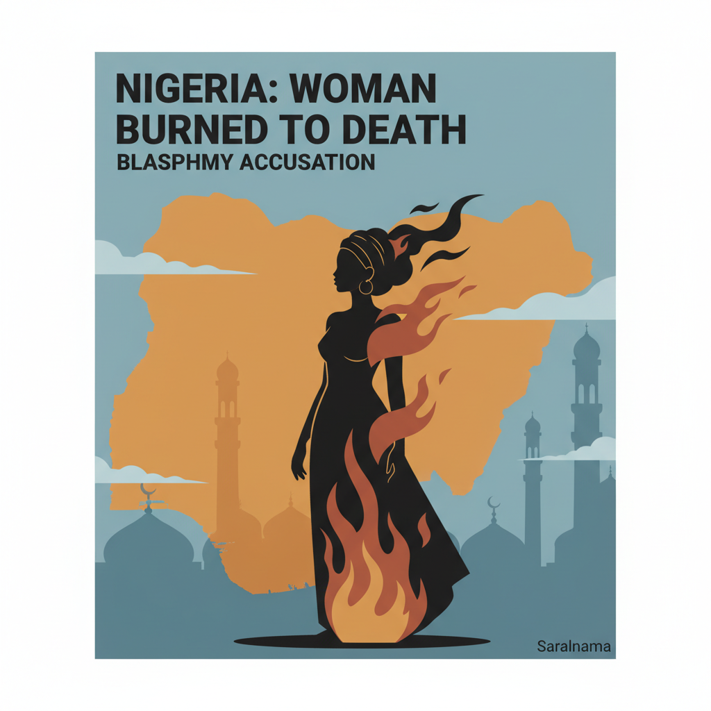 Woman Burned to Death in Nigeria Over Blasphemy Accusation