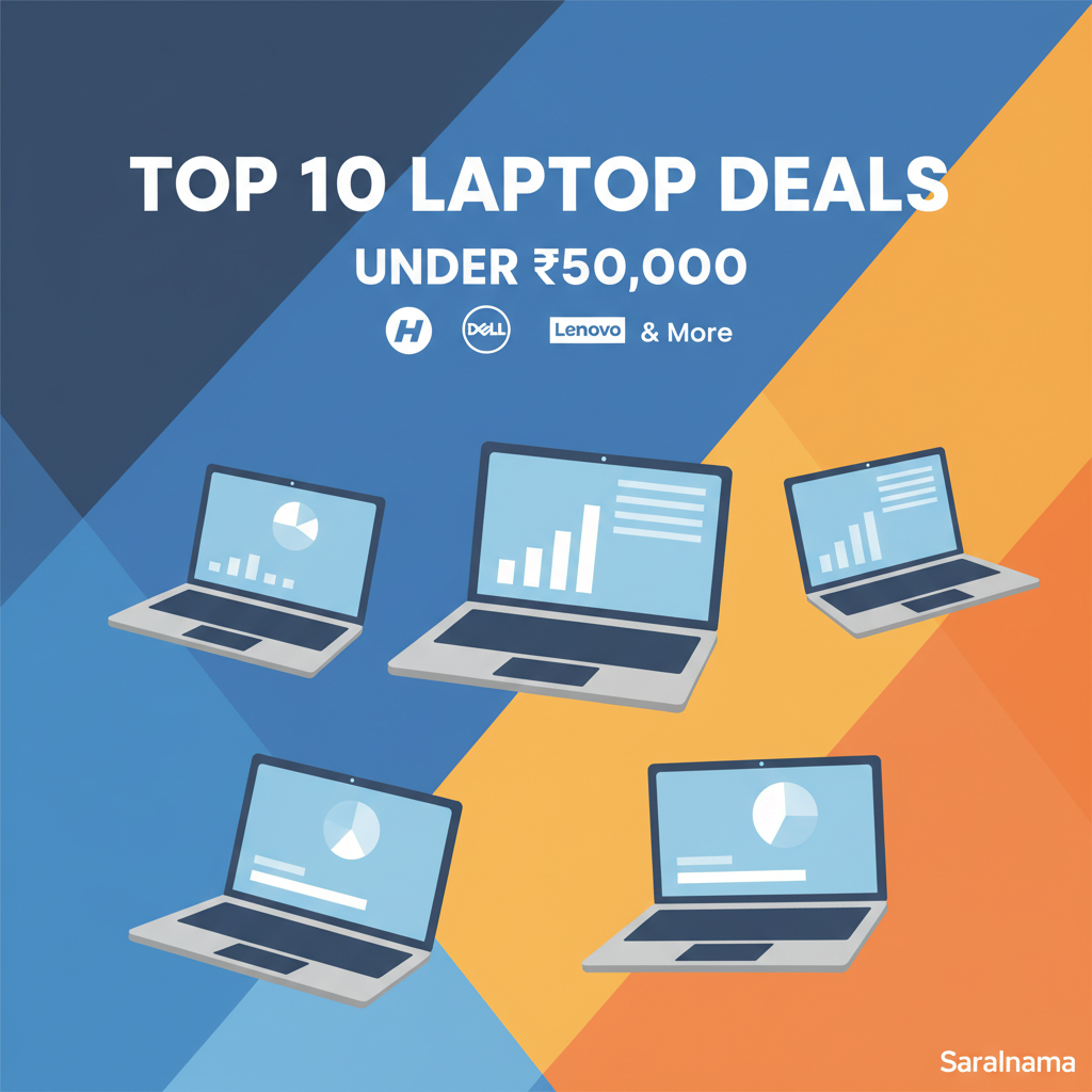 Top 10 Laptop Deals Under ₹50,000: HP, Dell, Lenovo & More
