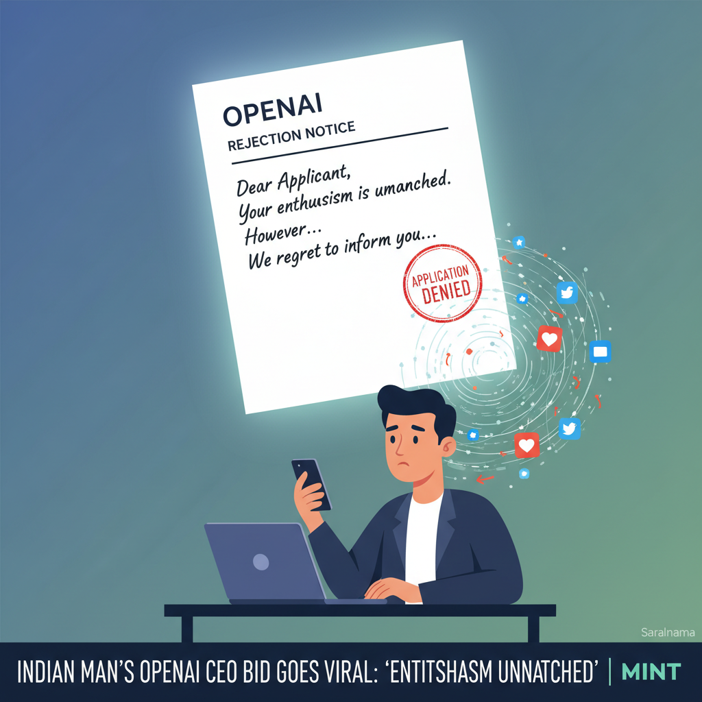 Man applies to become CEO of OpenAI, his rejection letter goes viral: ‘Your enthusiasm is unmatched…’ | Mint