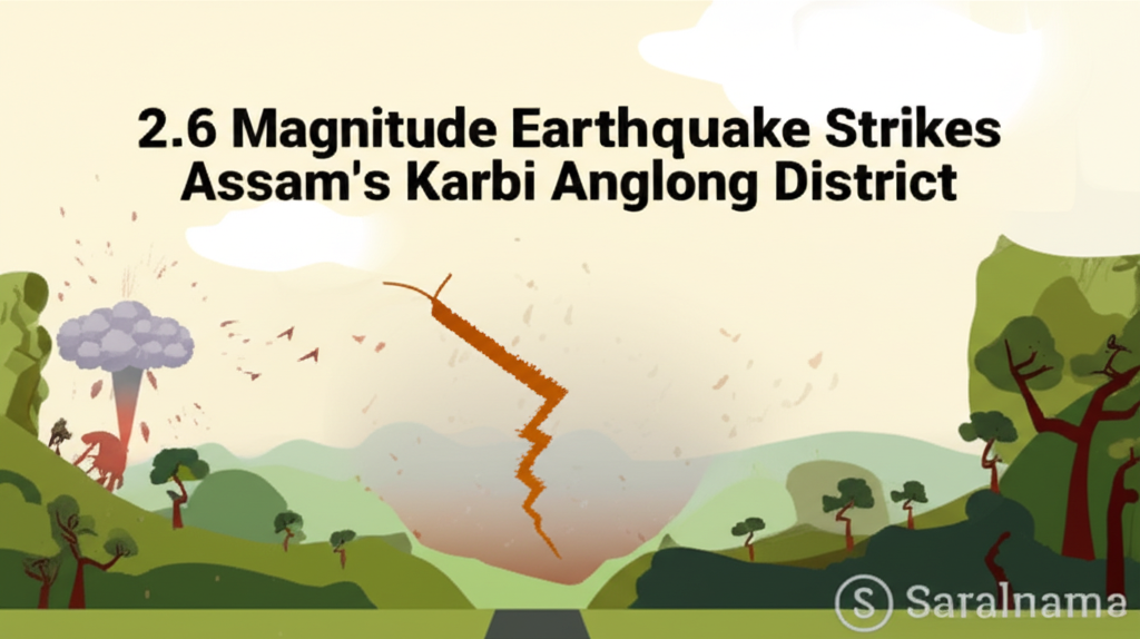 2.6 Magnitude Earthquake Strikes Assam's Karbi Anglong District